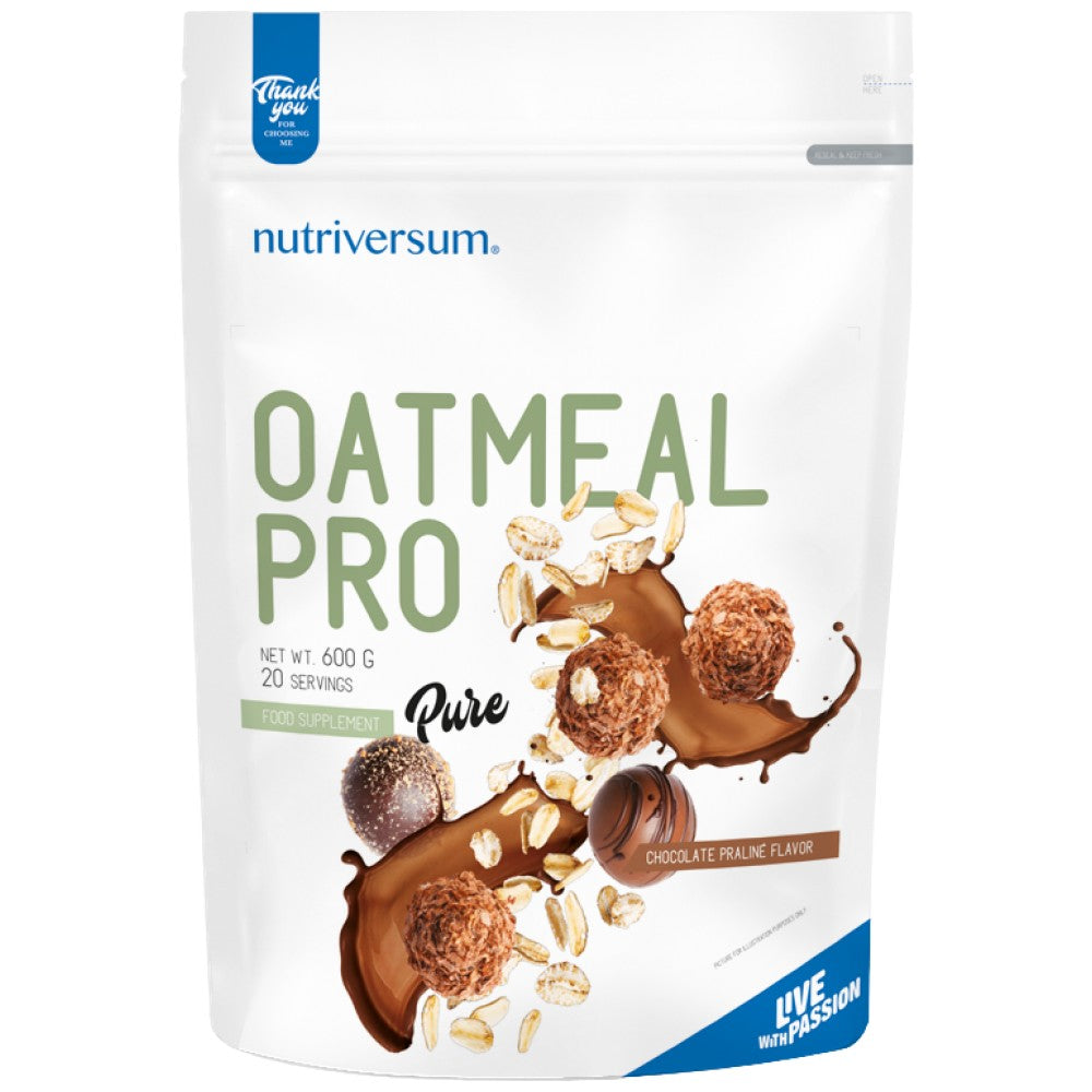 Oatmeal Pro Pure 600 grammes