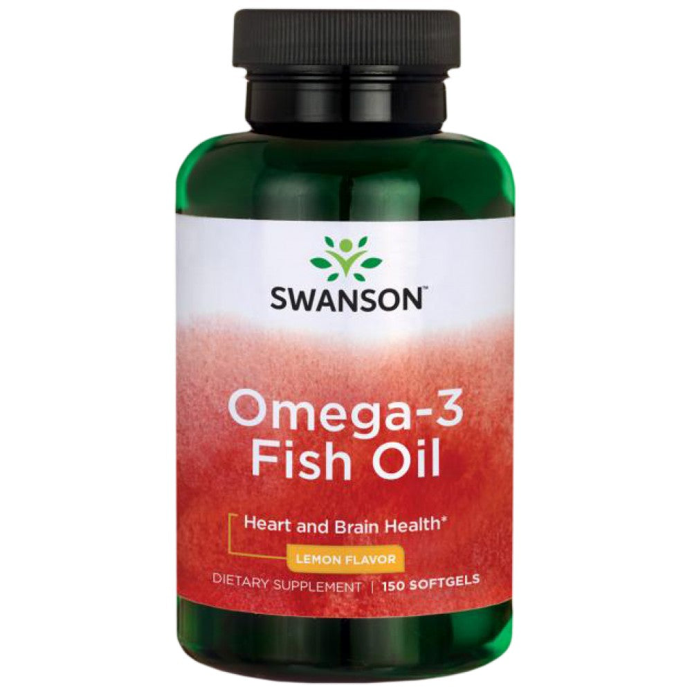 Saveur de citron oméga 3 1000 mg - 150 capsules de gel