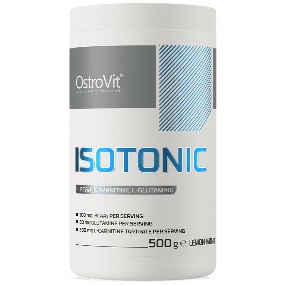 Poudre isotonique + BCAA, L-carnitine, L-glutamine - 500 grammes