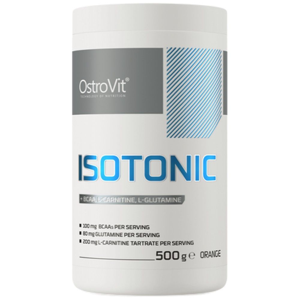 Poudre isotonique + BCAA, L-carnitine, L-glutamine - 500 grammes