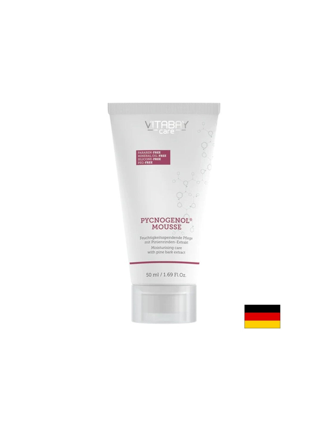 Mousse hydratante pour les mains et le corps, avec un extrait d'écorce de pin pycnogénol, 50 ml