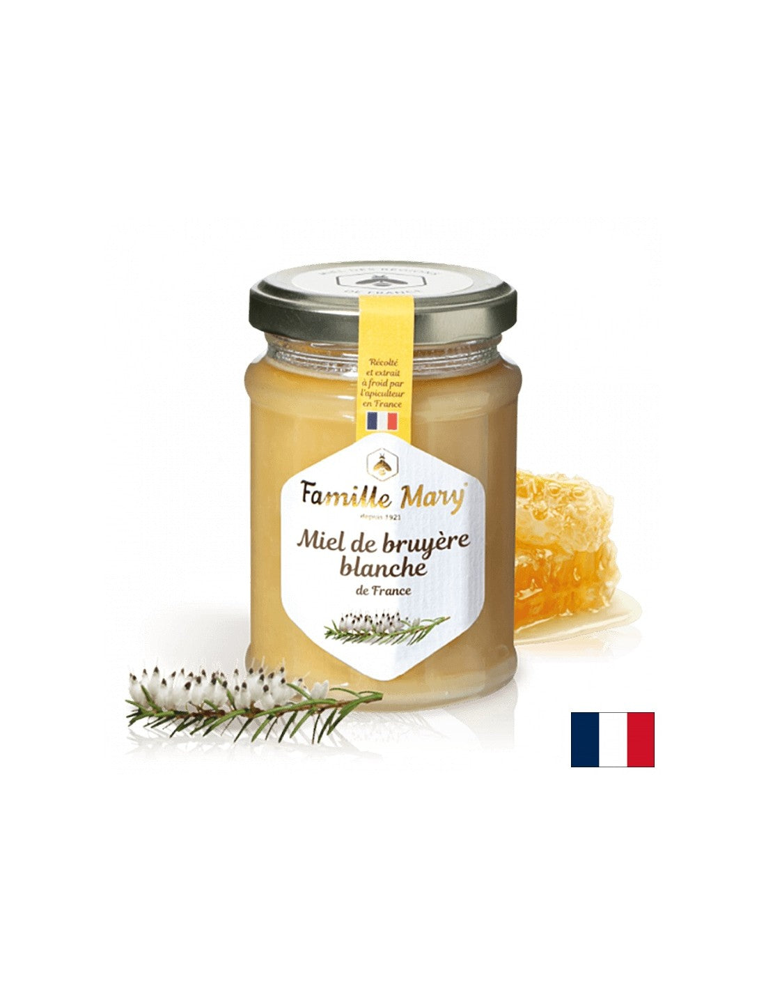 Honey d'abeille de Heather, France, 230 g