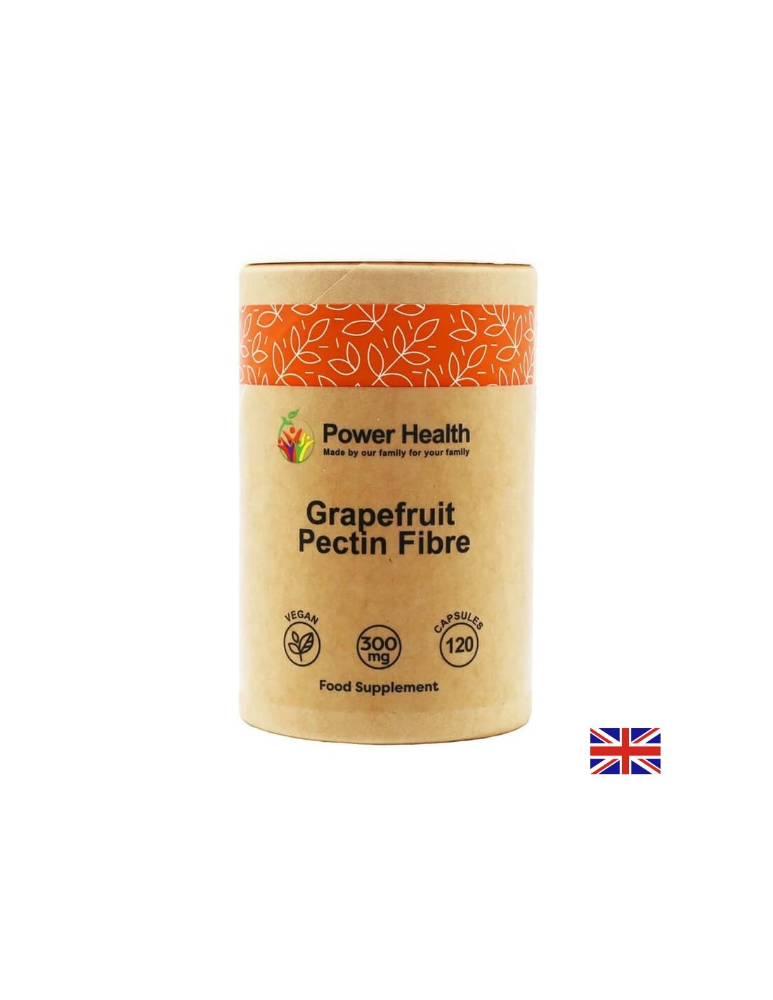 Fibre de pectine (à partir de pamplemousse), 300 mg x 120 capsules