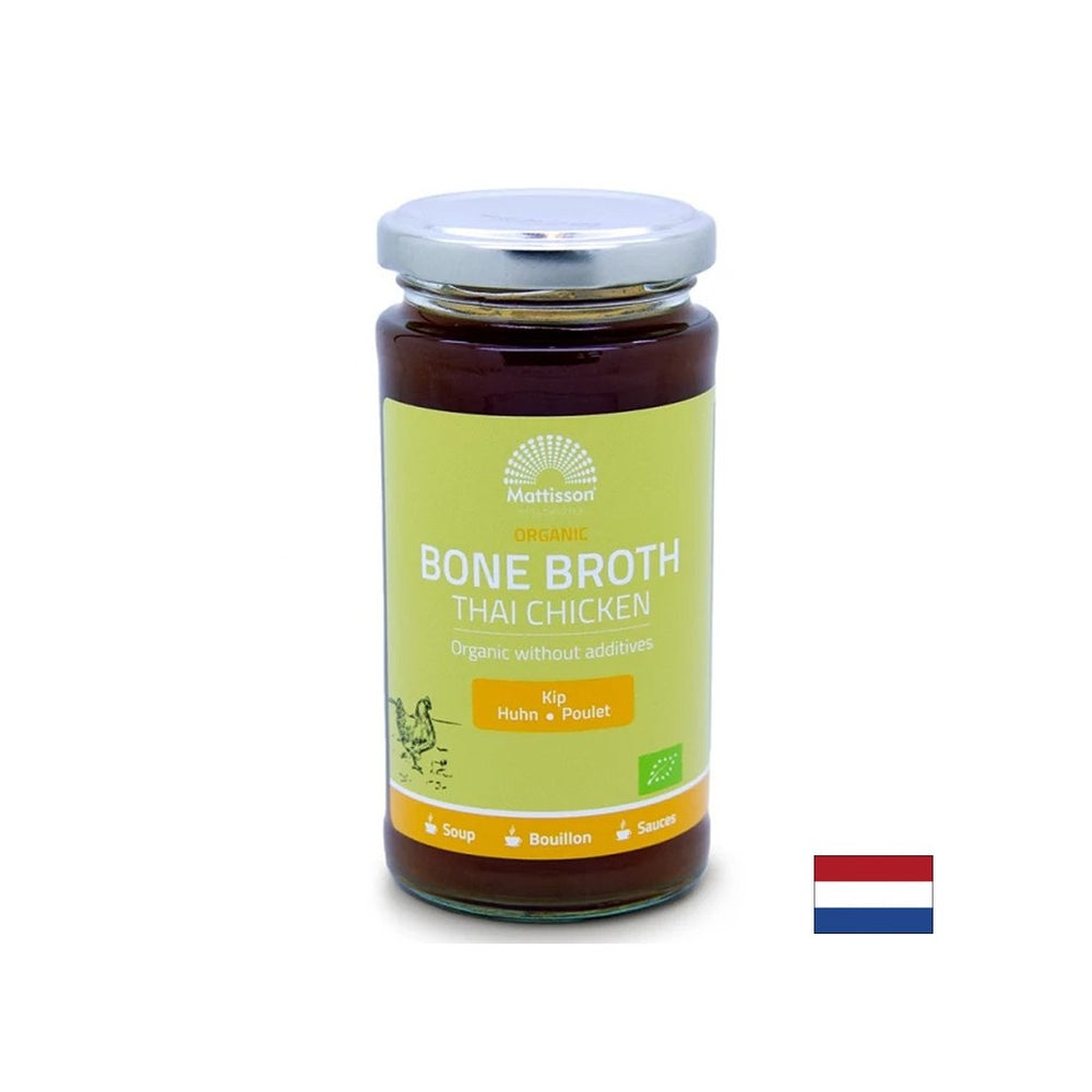 Bouillon d'os de poulet - Support conjoint et digestif, biologique, 240 ml