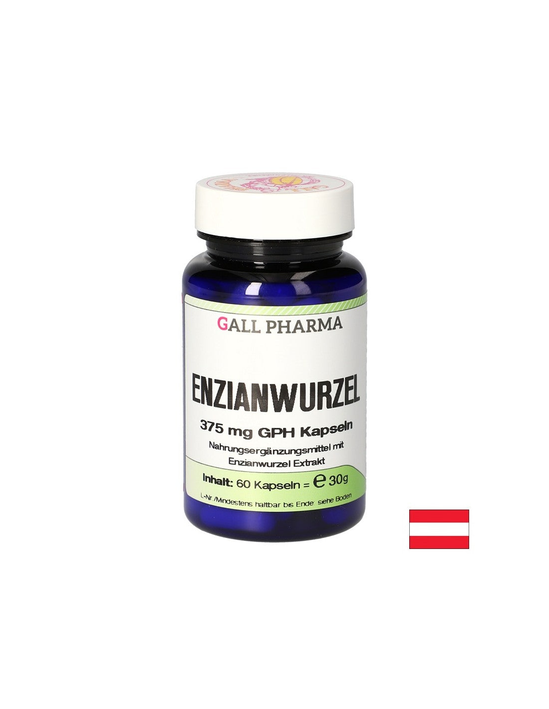 Améliore la digestion - Gentian (extrait racine), 60 capsules