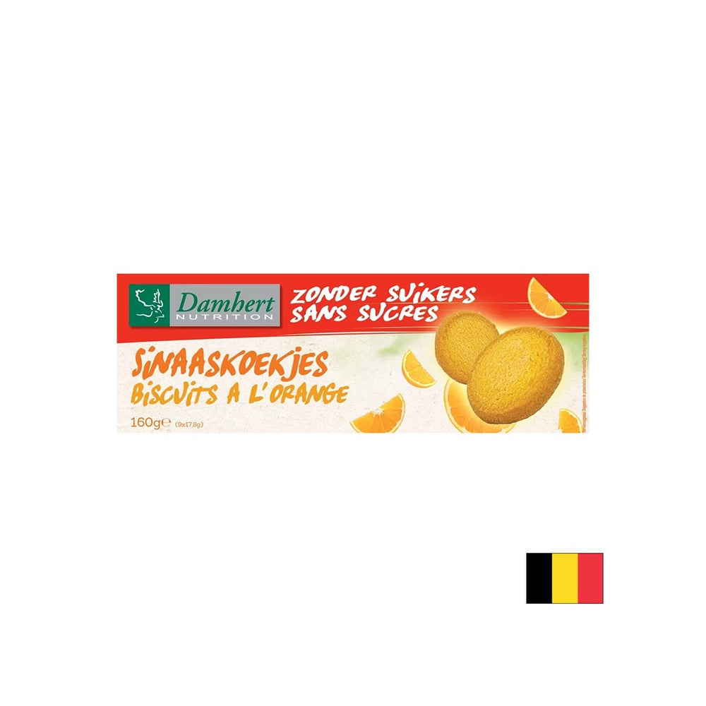 Biscuits orange sans sucre, 160 g