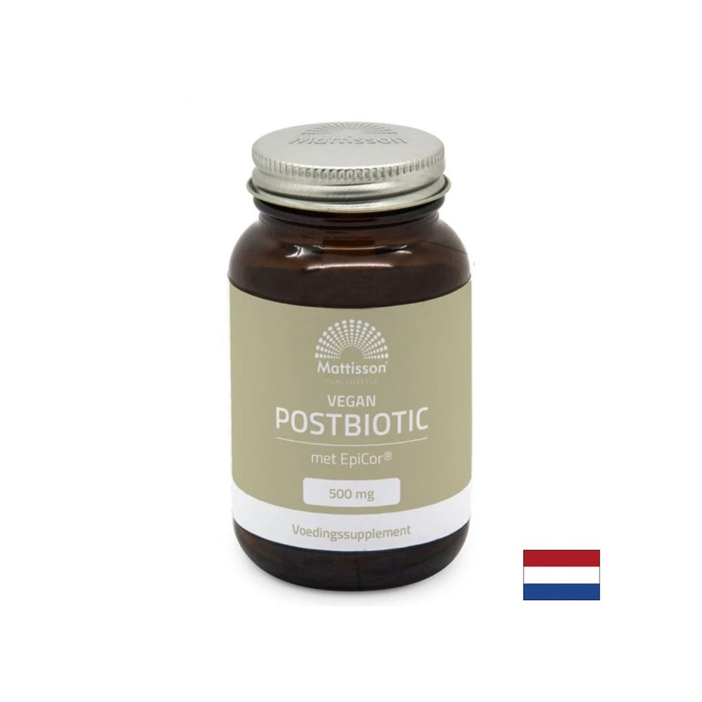 Postbiotique (végétalien) - Confort intestinal et soutien immunitaire, 500 mg x 60 capsules
