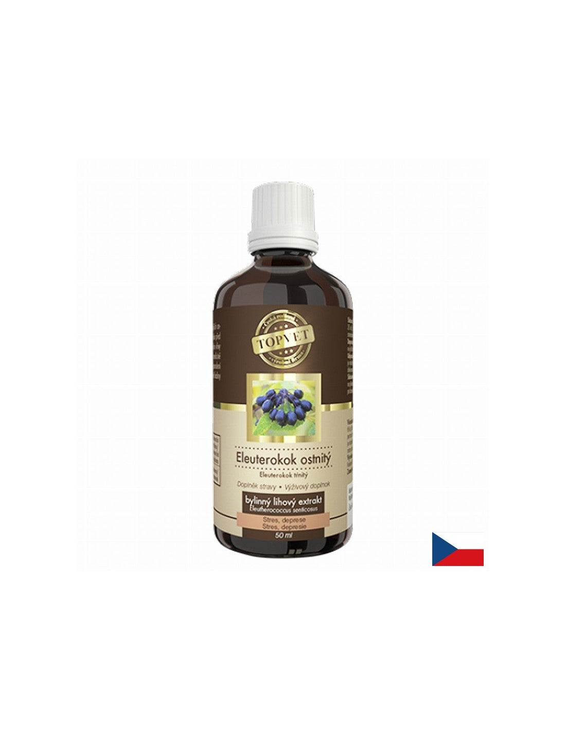 Augmente l'énergie et l'immunité - ginseng sibérien, 50 ml de teinture