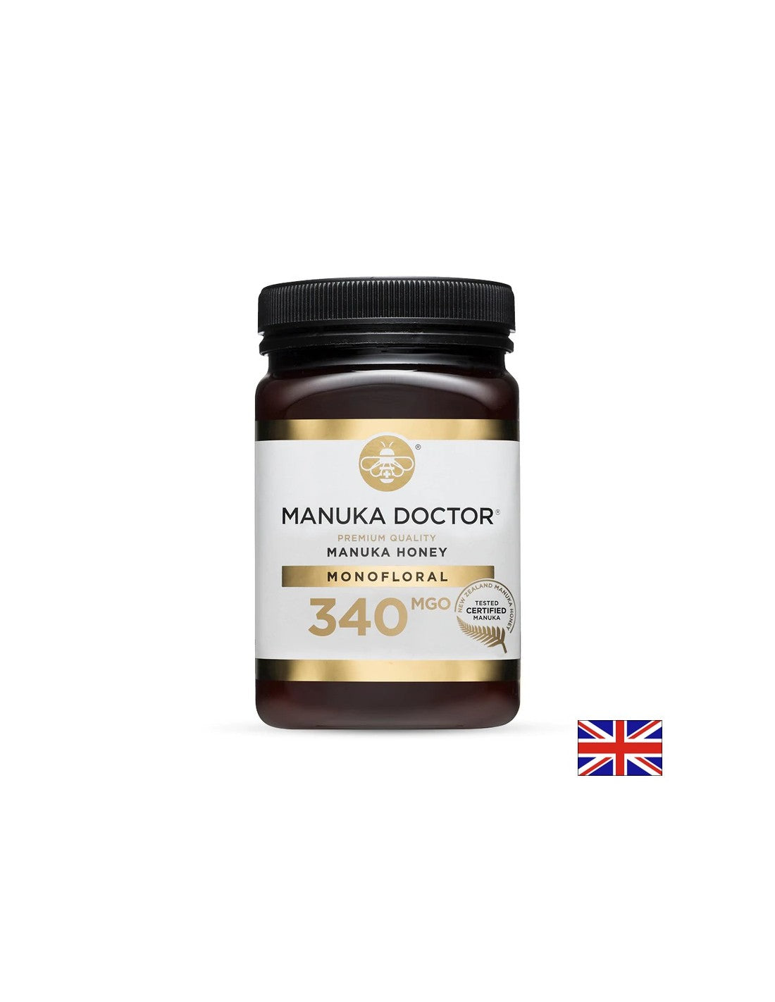 Miel manuka monofloral de qualité supérieure (340 Mgo), 500 g