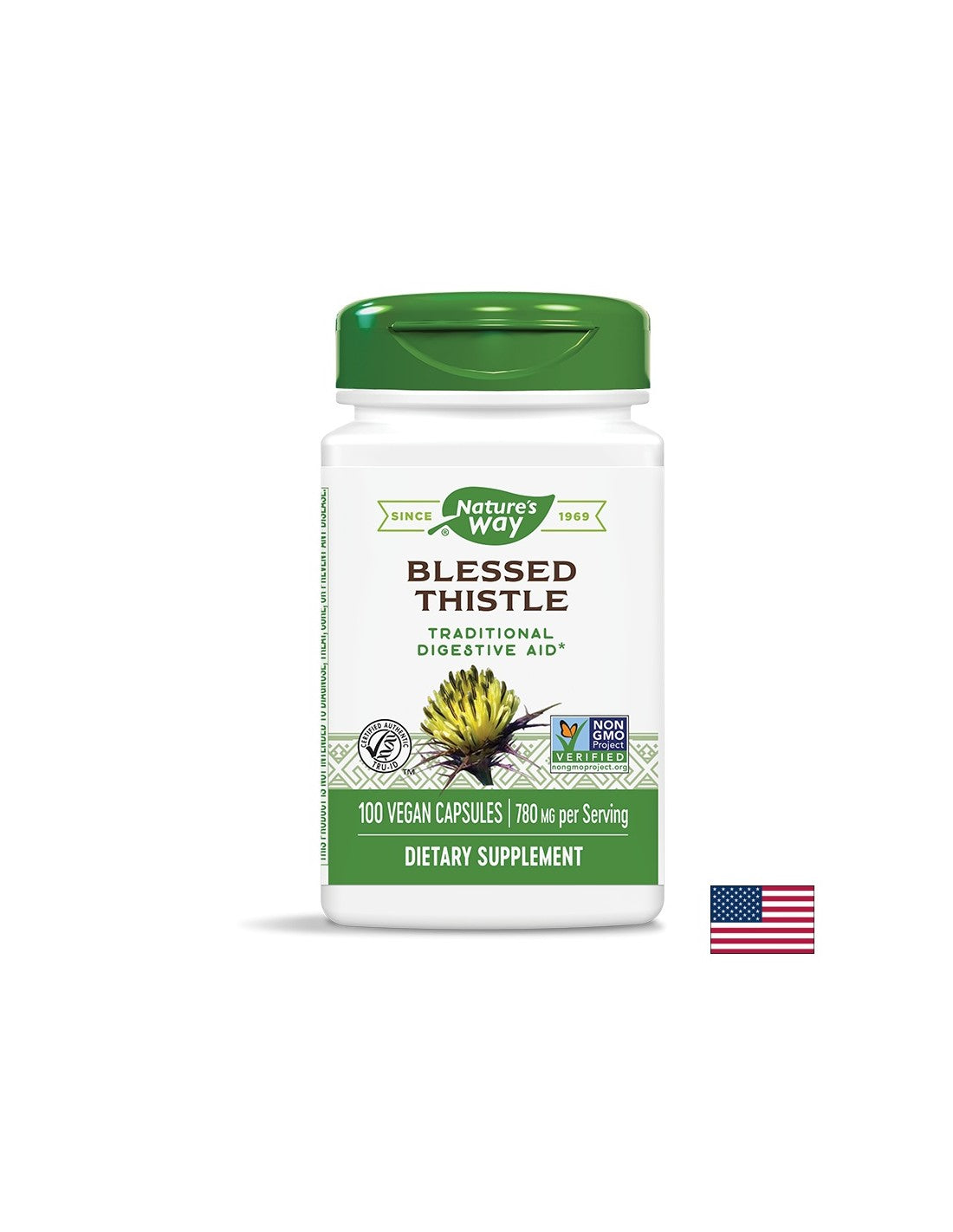 Thistle béni 390 mg - 100 capsules