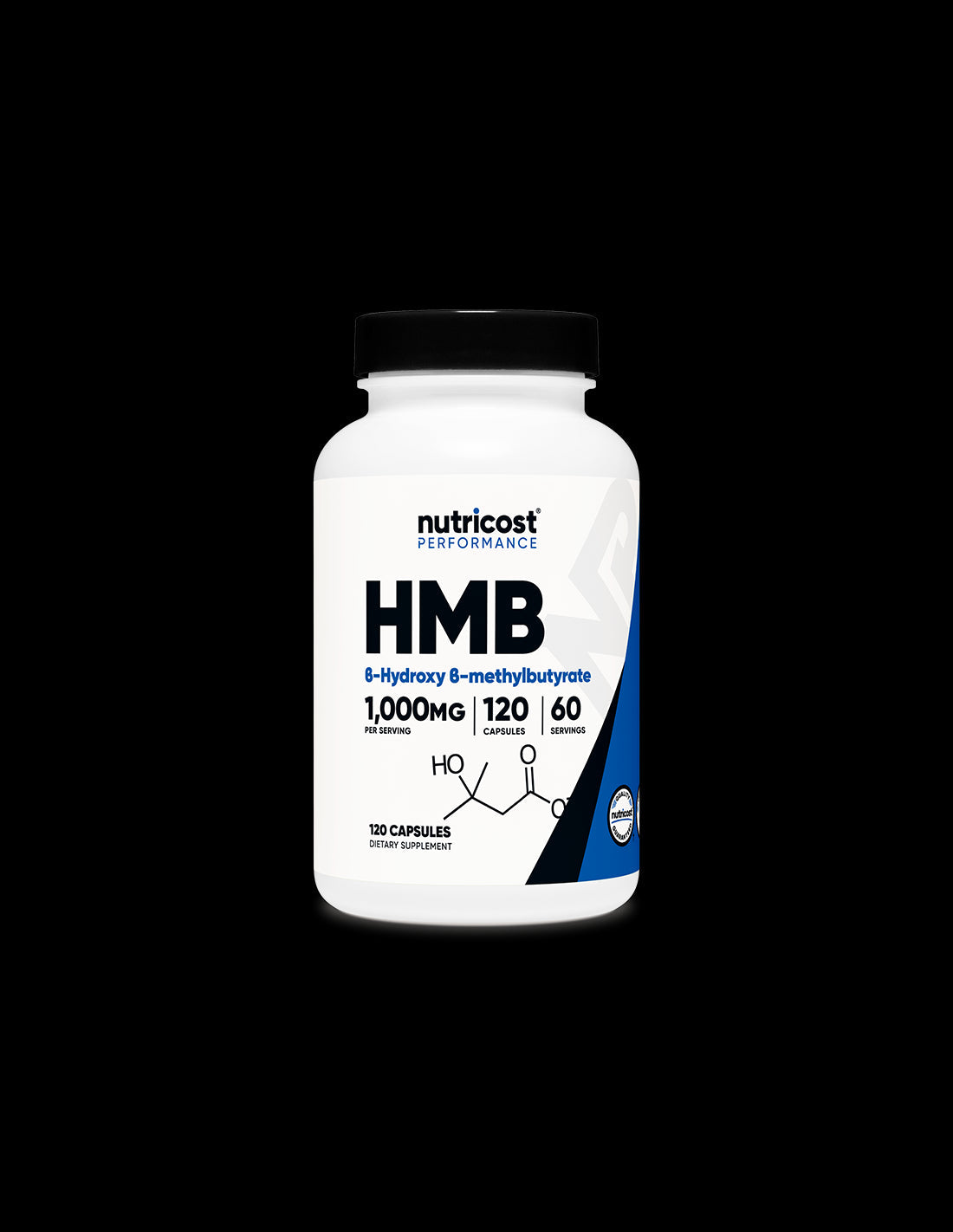 For active sports - HMB (Beta-hydroxy-beta-methylbutyrate), 500 mg/120 capsules, 60 doses Nutricost - Nutra Best Europe