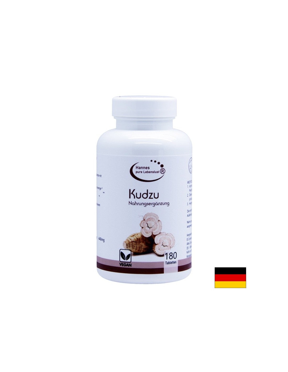 Pour la nicotine et la dépendance à l'alcool - Kudzu (igname indienne), 180 capsules