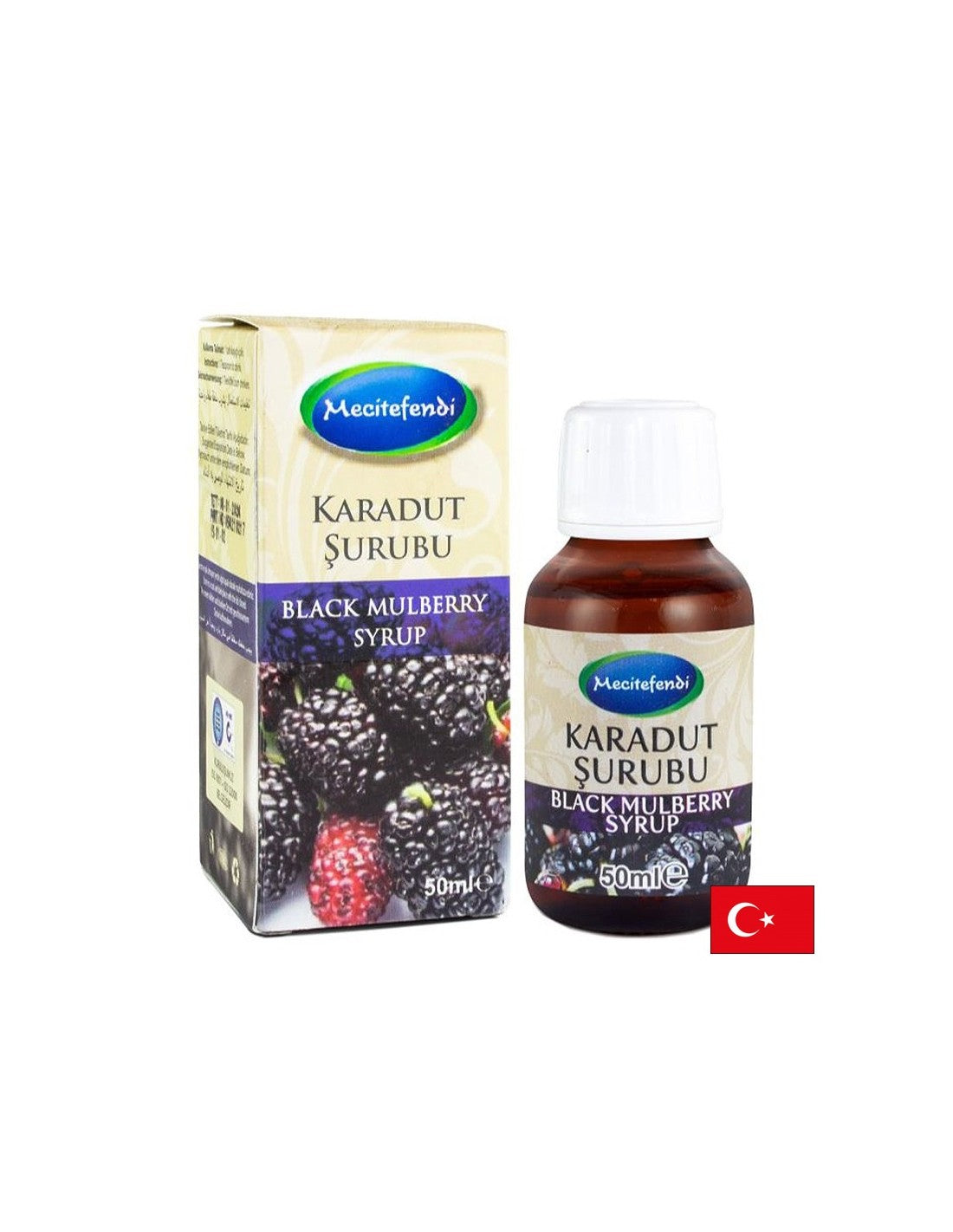 Sirop de mûrier noir - immunostimulant et antioxydant, 50 ml