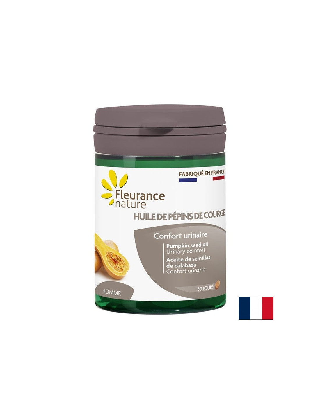Prostate et urinaires - Huile de graines de citrouille, 500 mg x 60 capsules