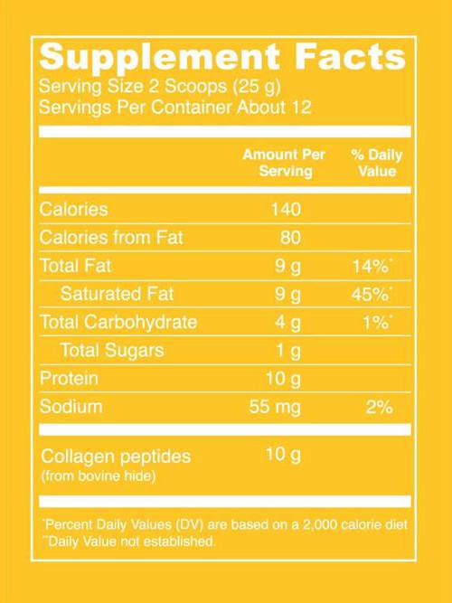 Creamer Creamer/Keto Coffee Peptides Collagène - 293 grammes