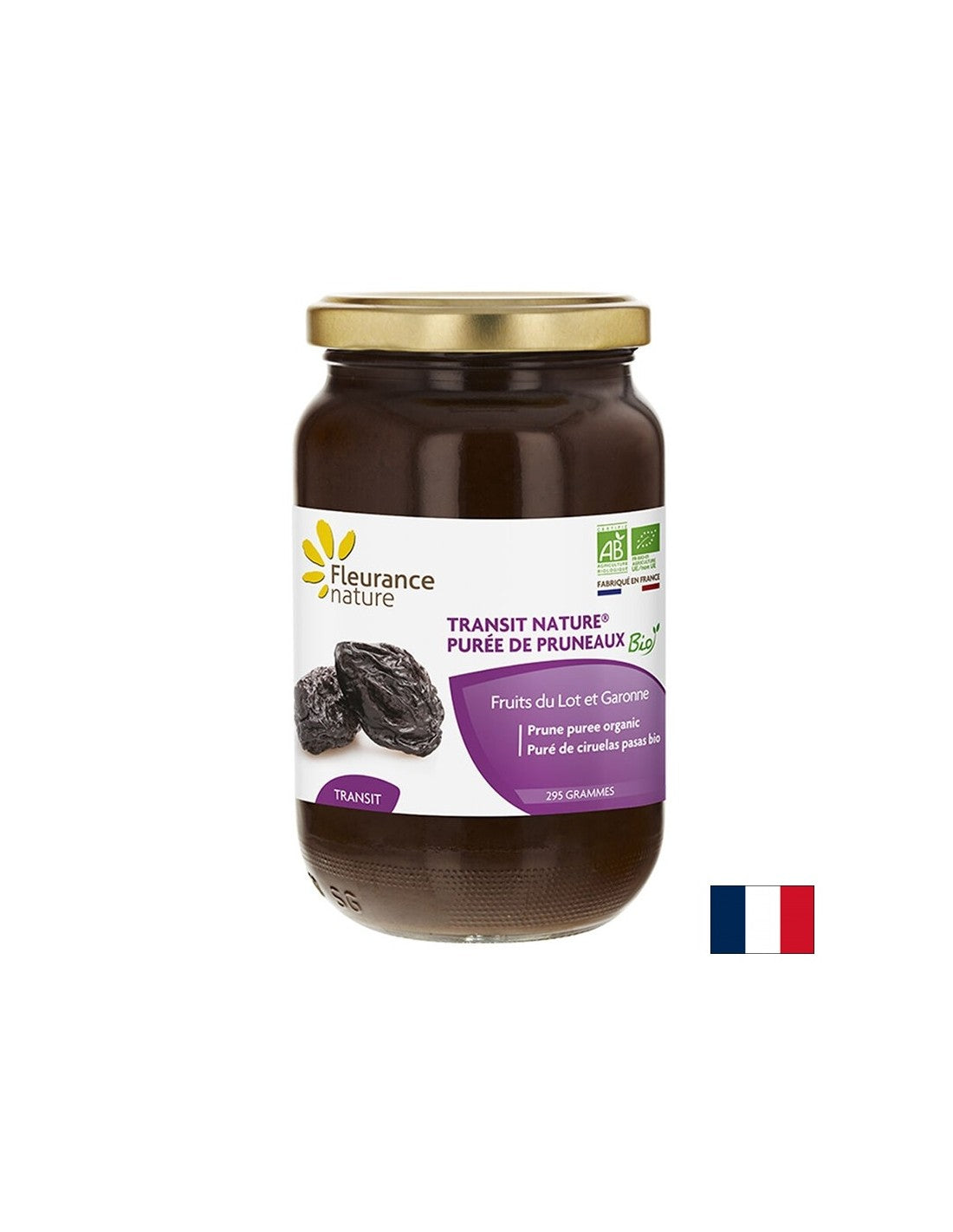 Prune Purée Transit Nature - Organic, 295 G Nature floute