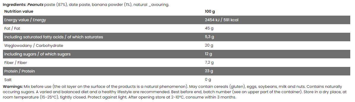 Bon pot/plein de pâte d'arachide/saveurs différentes 300 grammes