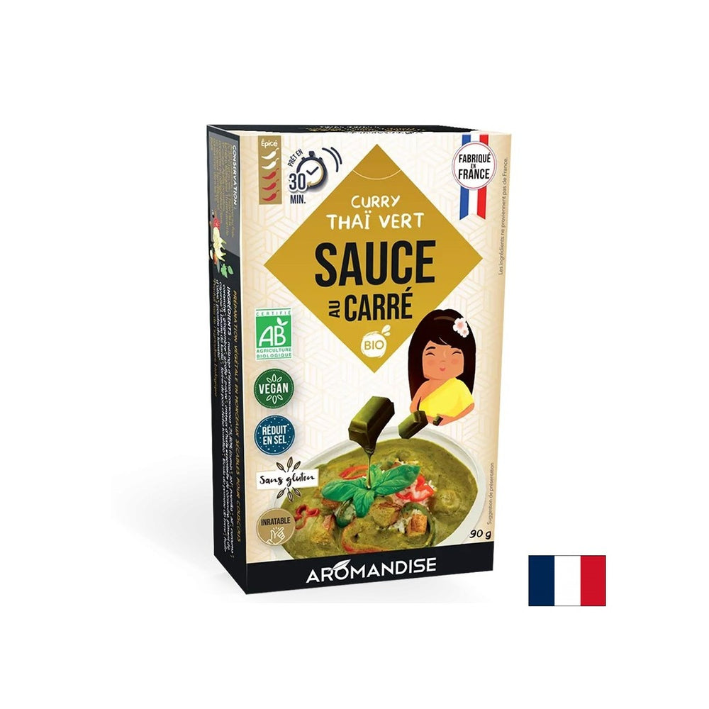 Cubes de bouillon épicés - sauce au curry thaï, 90 g