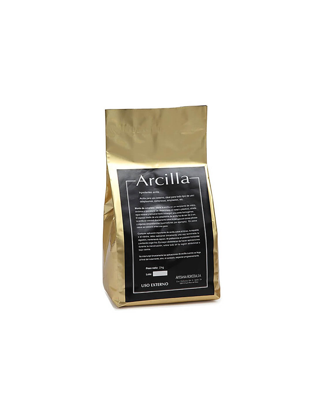 Arcilla - Poudre d'argile cicatrisante, 2 kg Arte<tc>san</tc>je