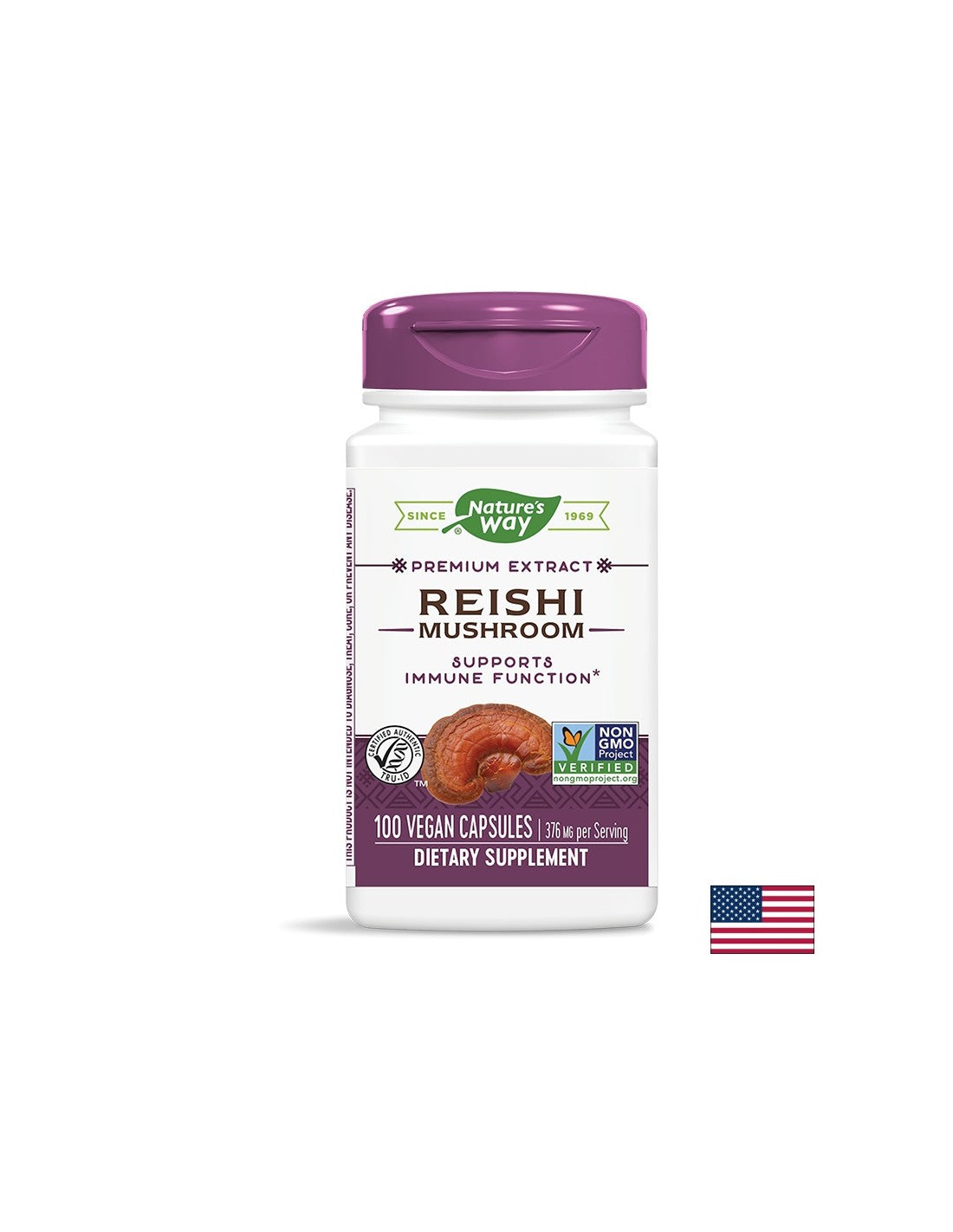 Reishi 190 mg - 100 capsules