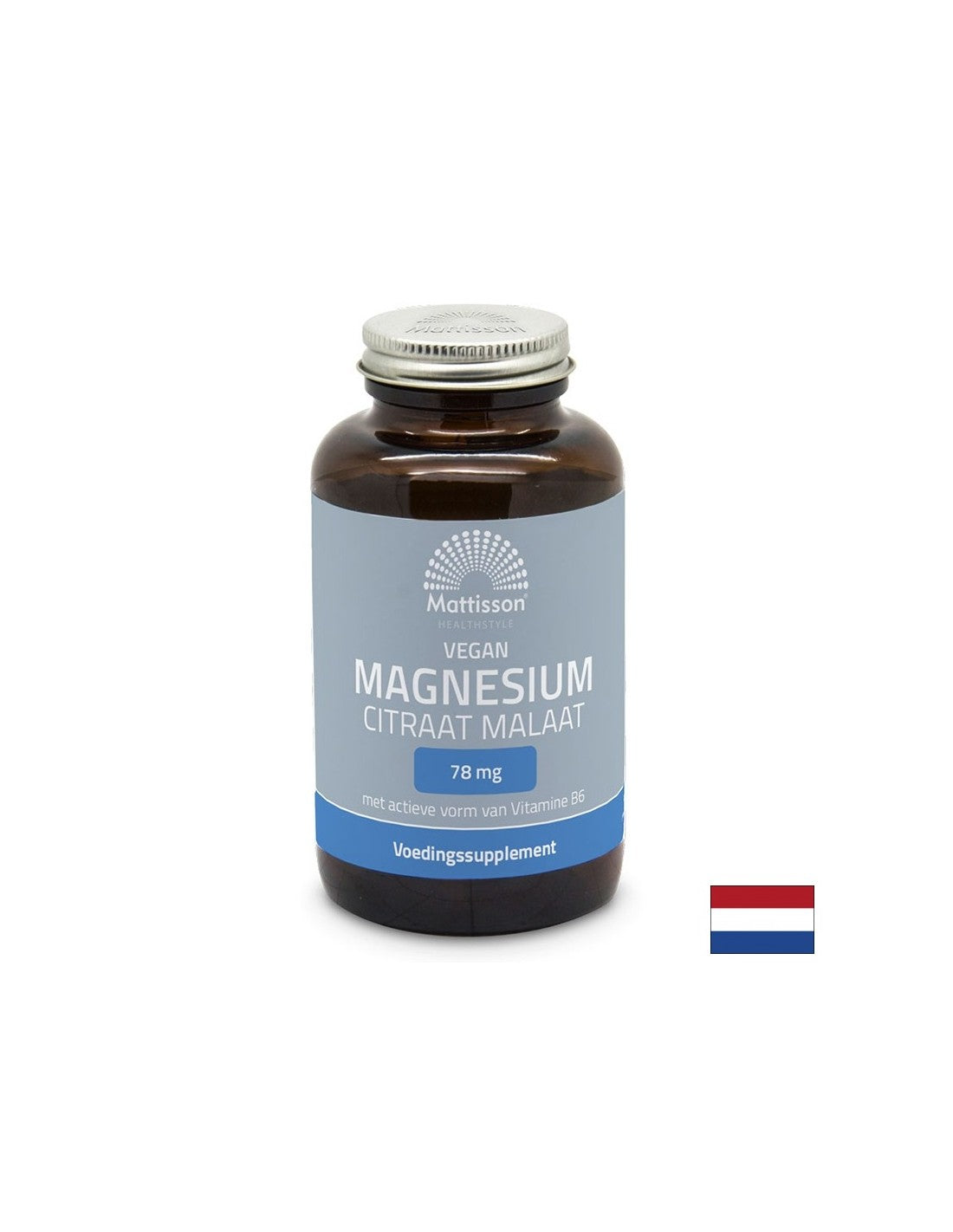 Relaxation musculaire et soutien cardiaque - Magnésium (citrate, malate), 120 capsules <tc>Mattisson Healthstyle</tc>