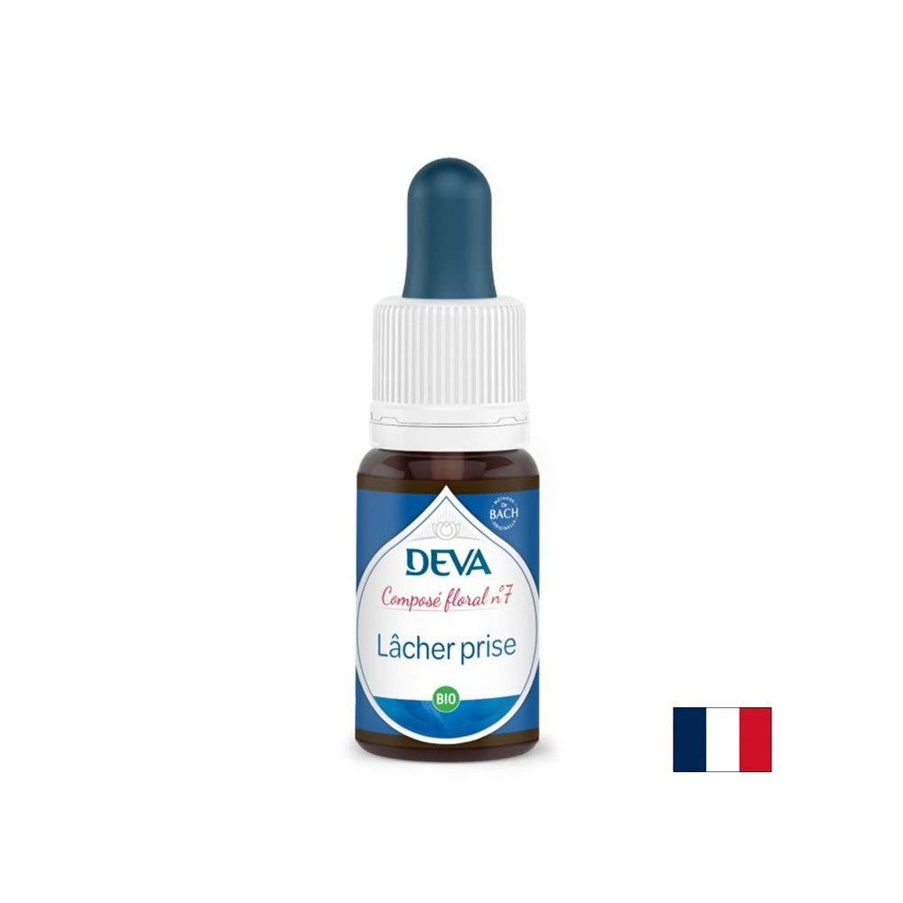 Détente, essence florale, bach méthode baisse n ° 7, 15 ml