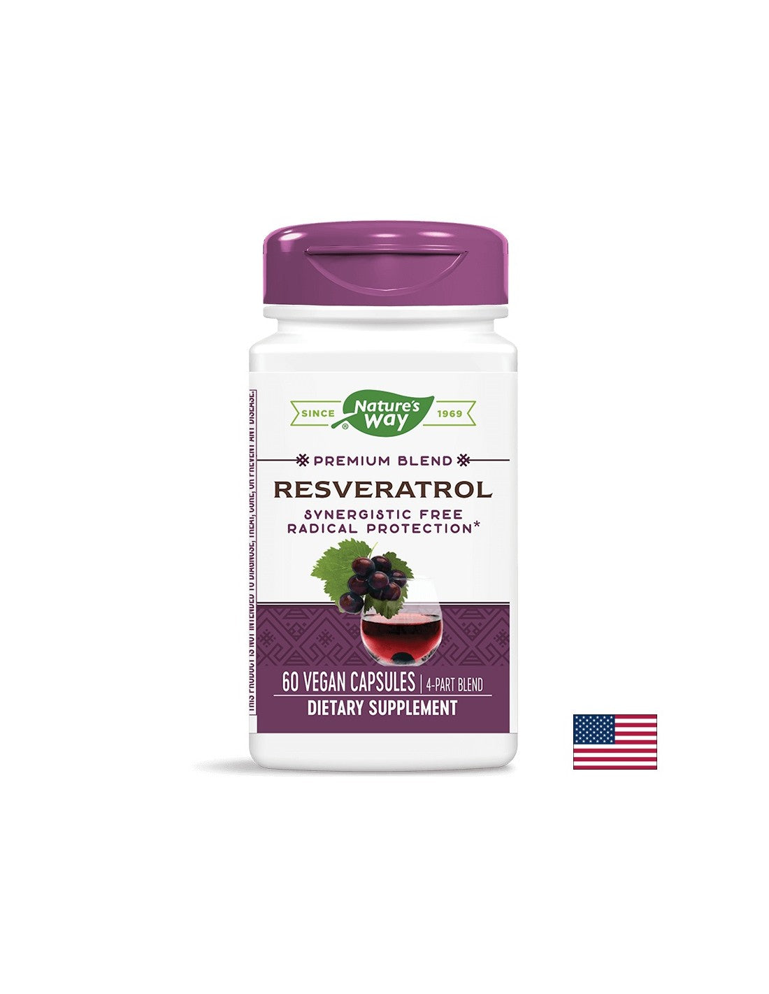 Resvératrol 325 mg - 60 capsules