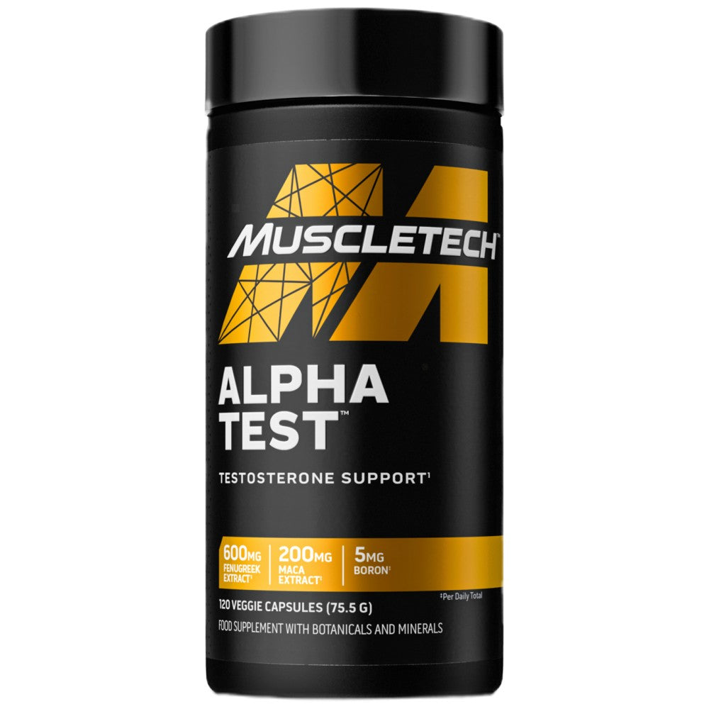 Test alpha | Support de testostérone - 120 capsules