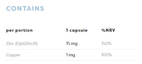 Zinc + cuivre | L-optizinc® - 120 capsules