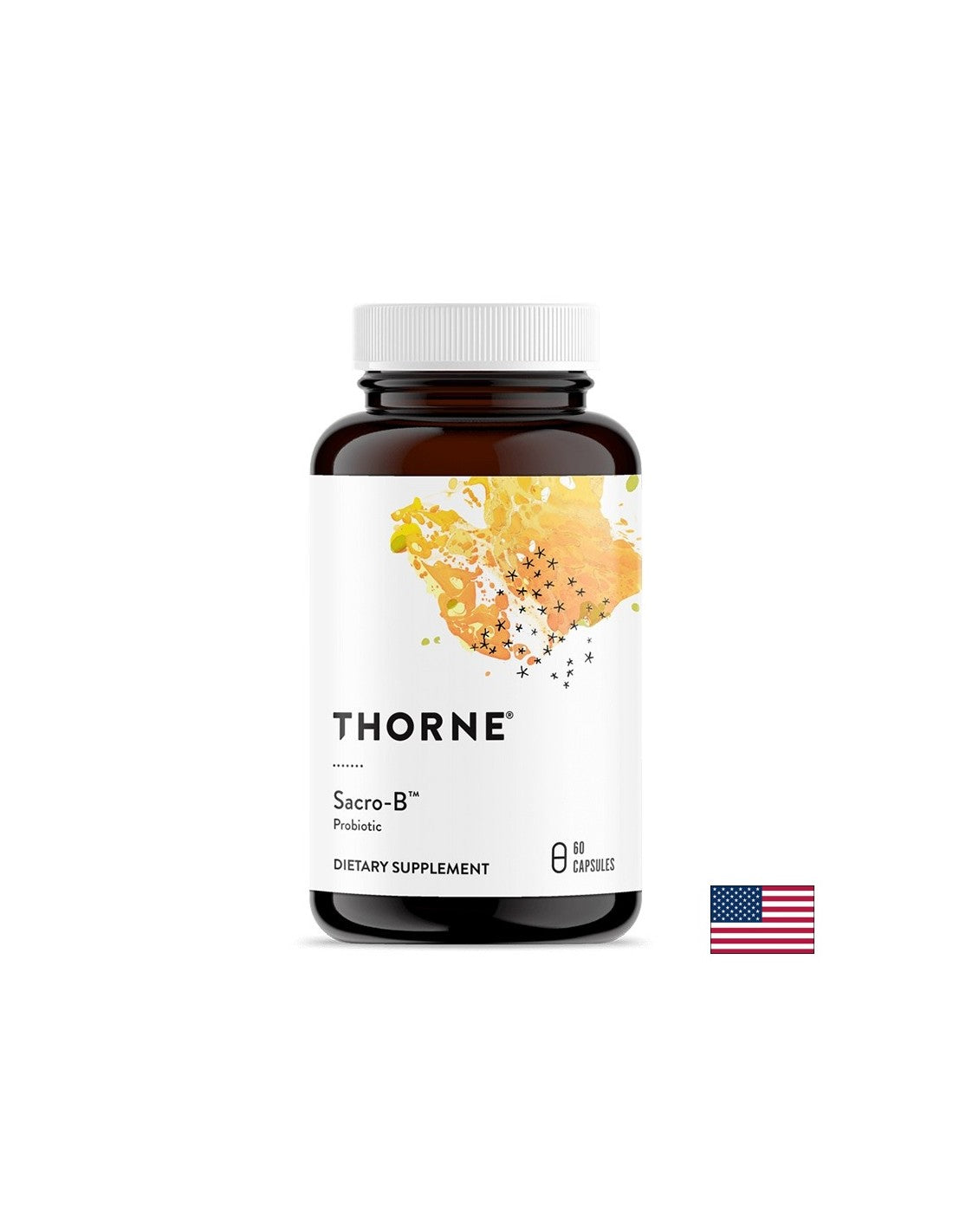 Saccharomyces bullardi Sacro-B ™ Probiotic, 5 milliards de capsules de probiotiques actifs x 60