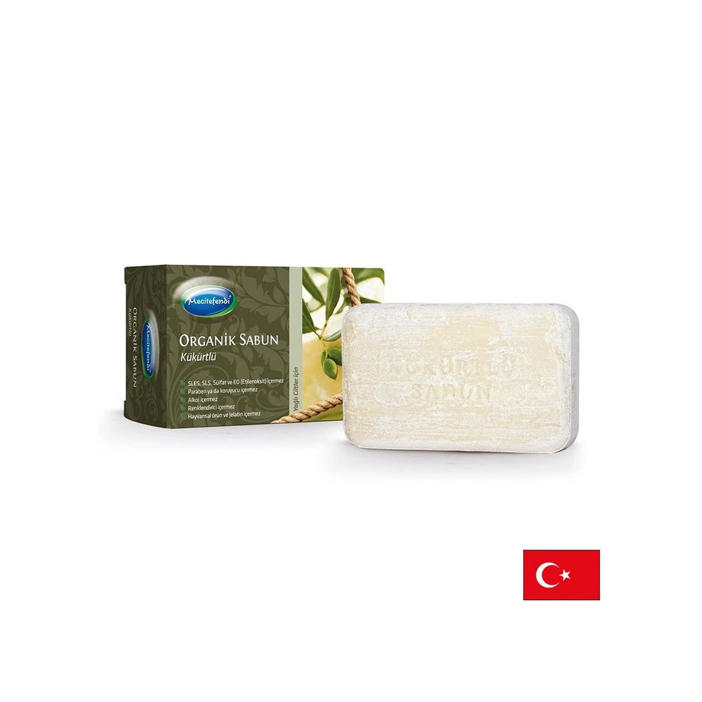 Savon à l'huile d'olive et au soufre - pour la peau grasse et sujette à l'acné, 125 g