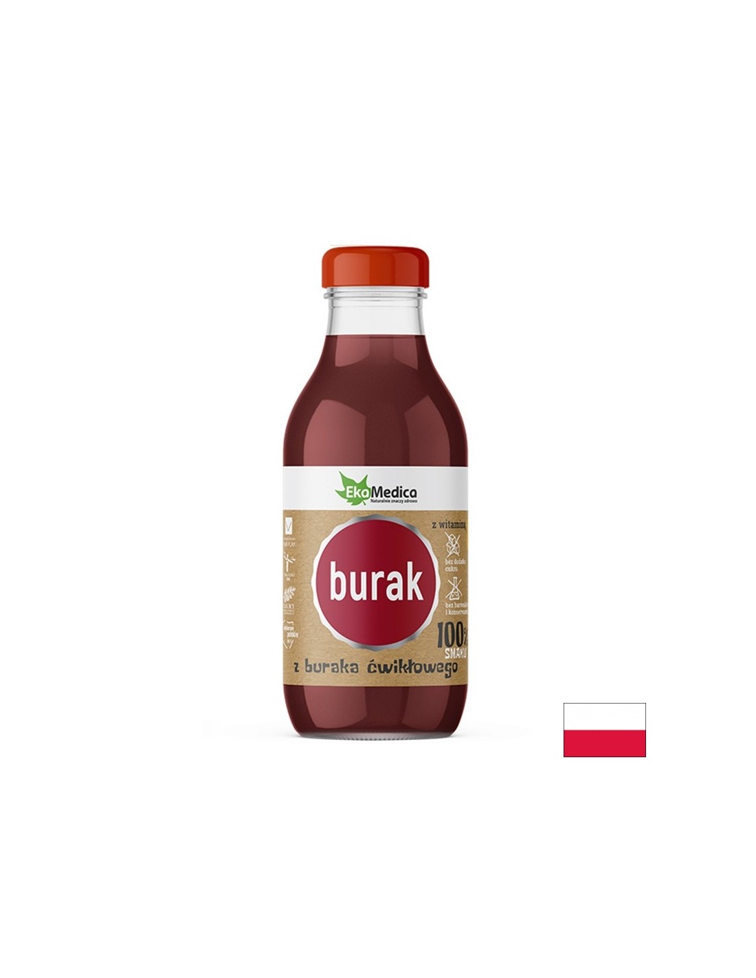 Sirop de betterave rouge avec vitamine C - pour l'anémie et la fatigue, 300 ml