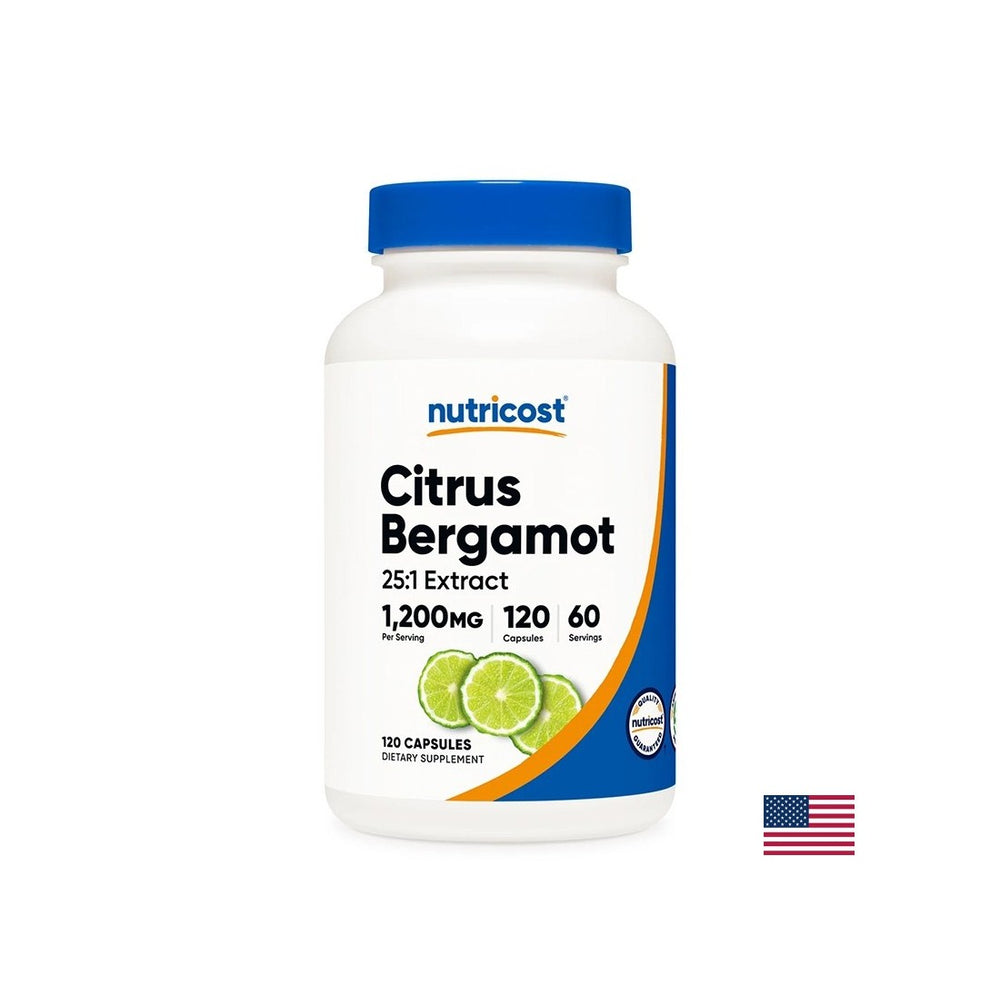 Santé cardiovasculaire - bergamote (extrait de fruits), 600 mg x 120 capsules