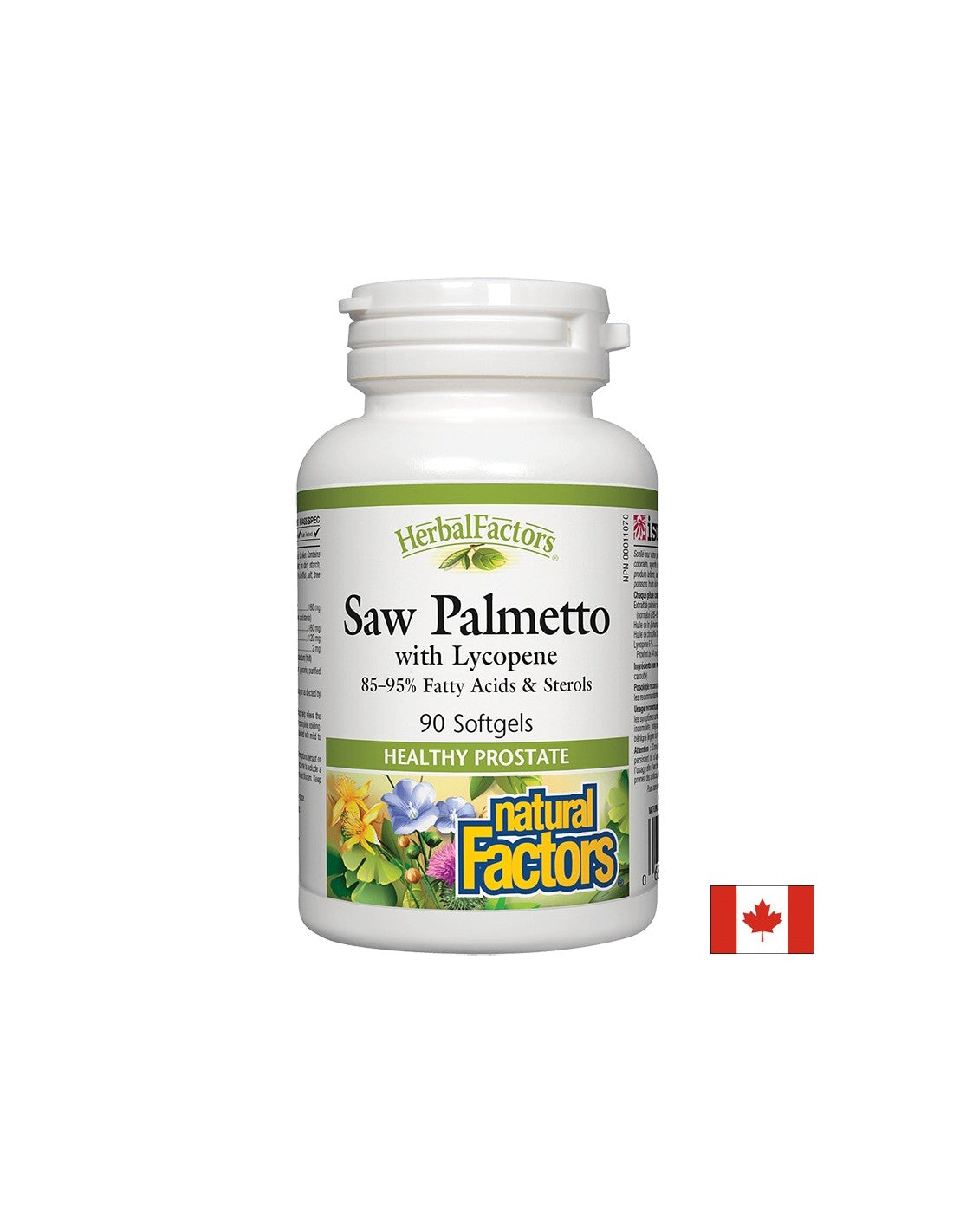 Saw Palmetto avec du lycopène - 90 capsules de gel