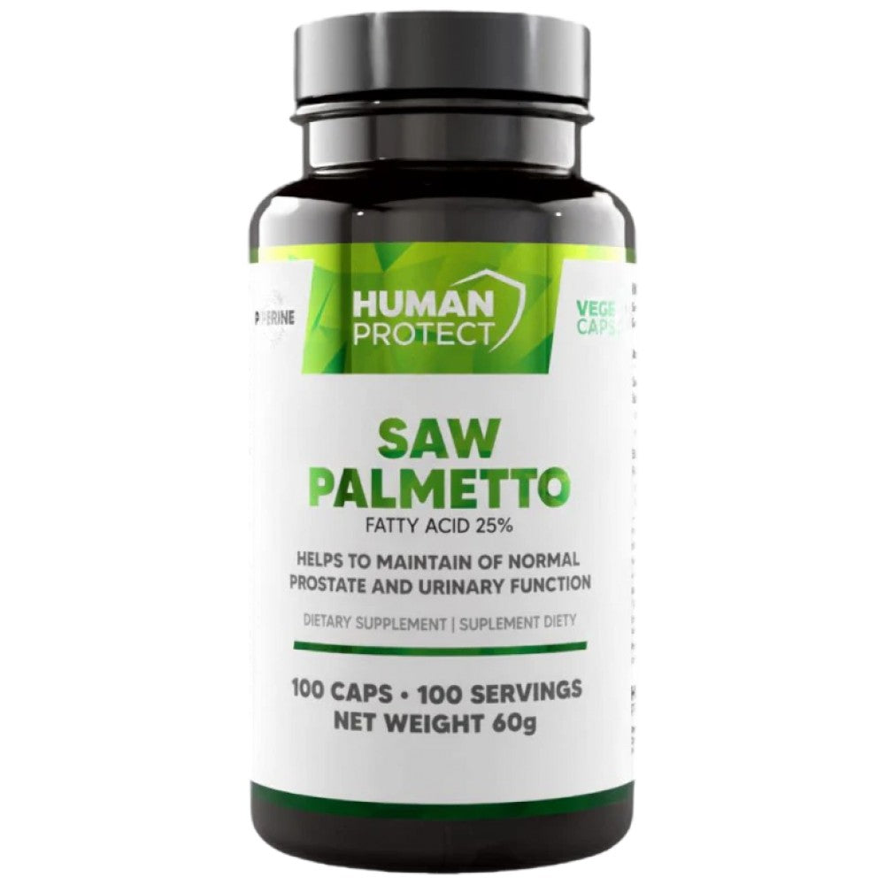 Saw Palmetto 500 mg | avec 25% de saponines - 100 capsules