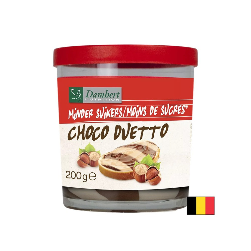 Tartinade de chocolat, duo (sans sucre), 200 g