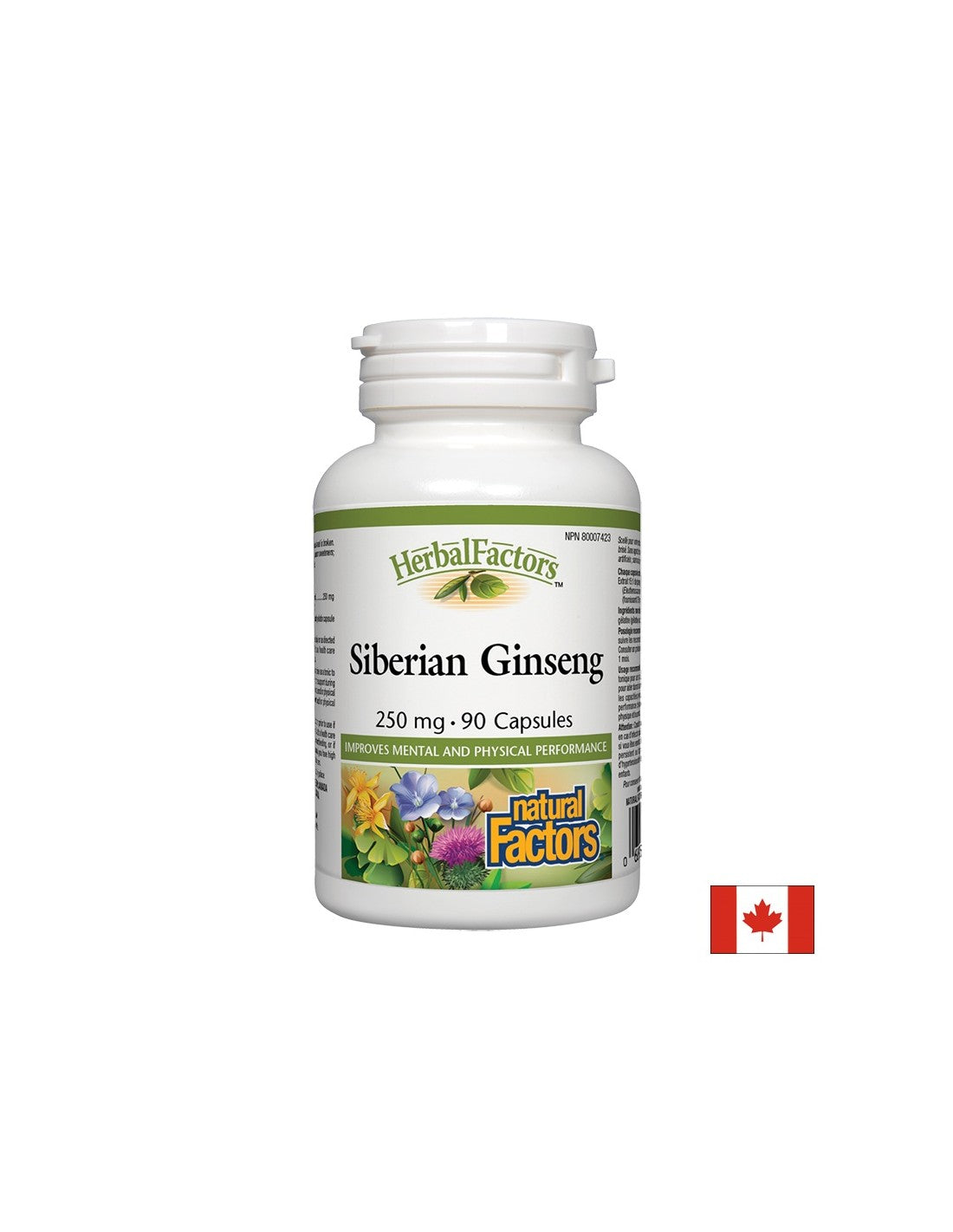 Ginseng sibérien 250 mg - 90 capsules