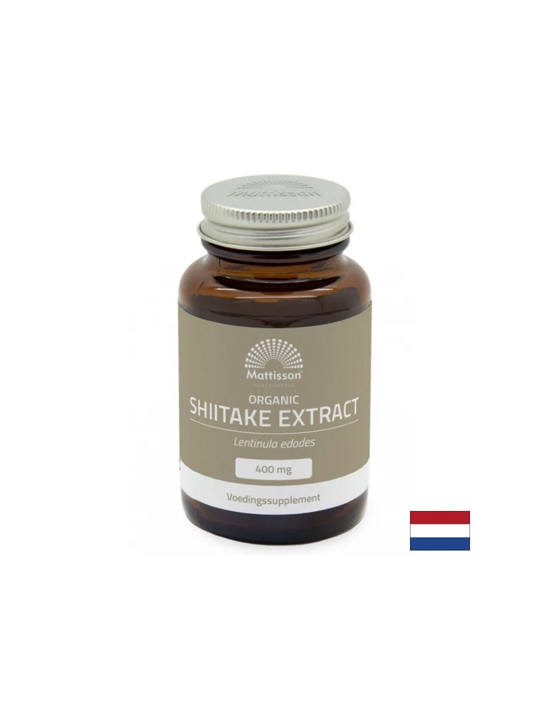 Immunité forte, énergie et ton - Shiitake, 400 mg x 60 capsules