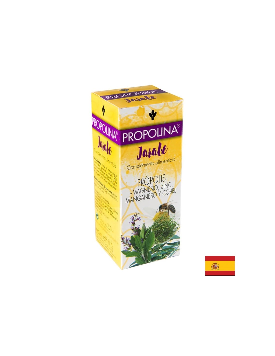 Sirop propolina® (avec propolis, magnésium, zinc, manganèse et cuivre), 200 ml