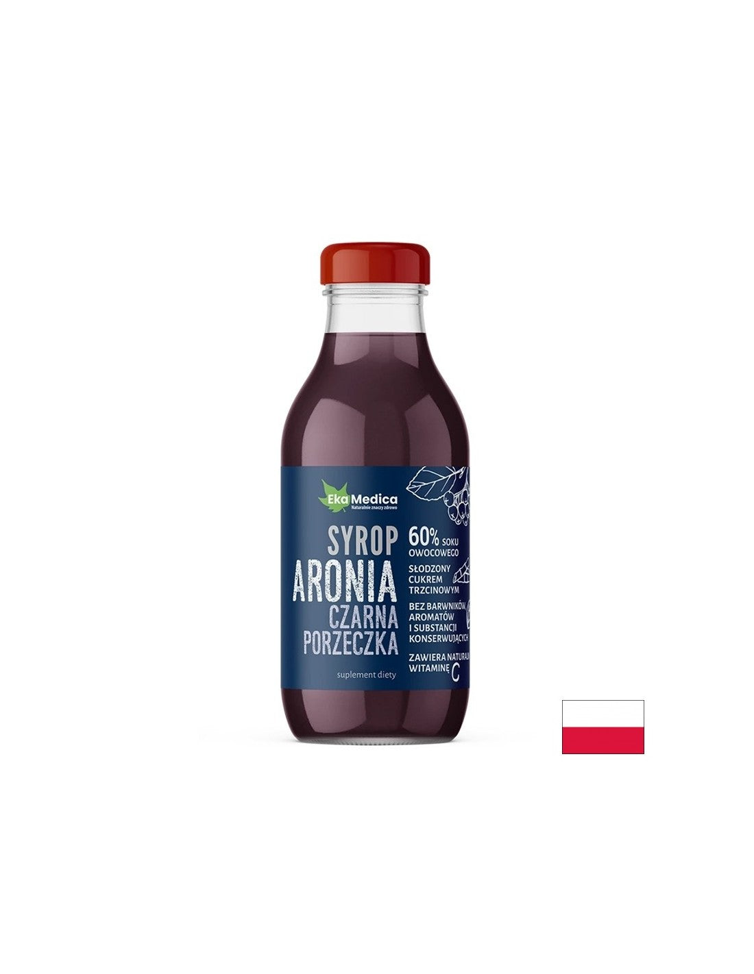 Sirop avec acerola, aronie et casqueur - Immunité forte, 300 ml