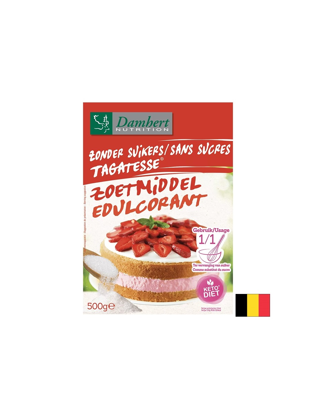 Édulcorant de confiserie sans sucre artificiel, 500 g