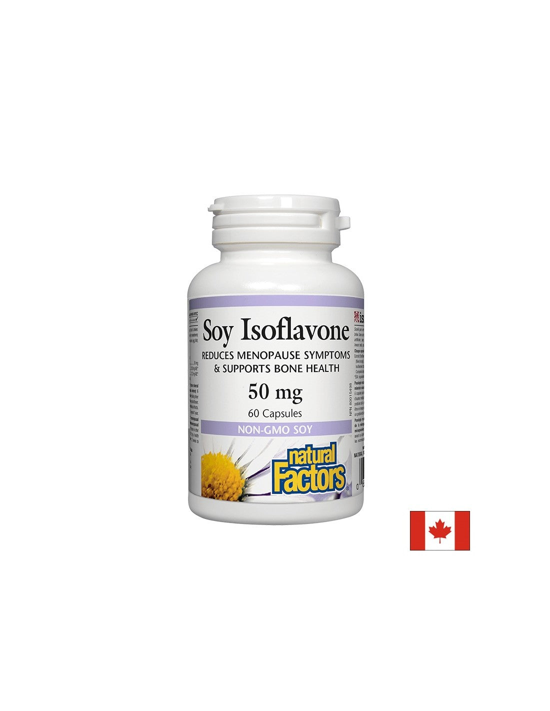 Complexe d'isoflavones de soja 50 mg - 60 capsules