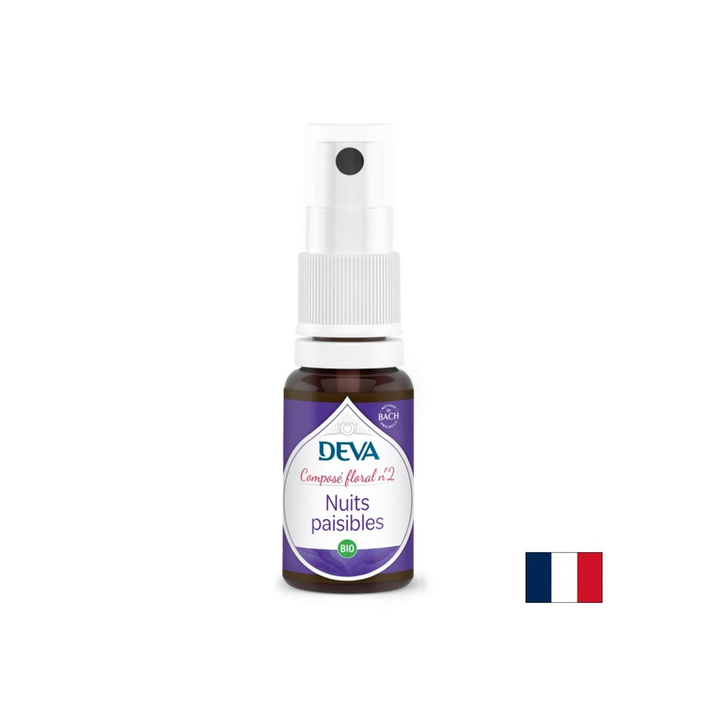 Nuits paisibles, Bach Flower Essences No. 2, Spray 15 ml