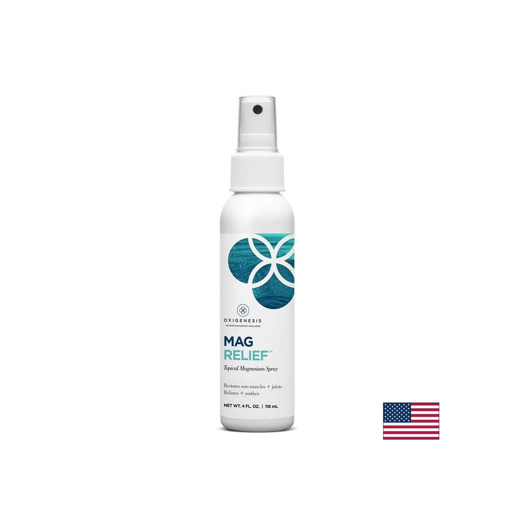 Pulvérisation du corps de soulagement avec des minéraux de magnésium et de mer, 120 ml