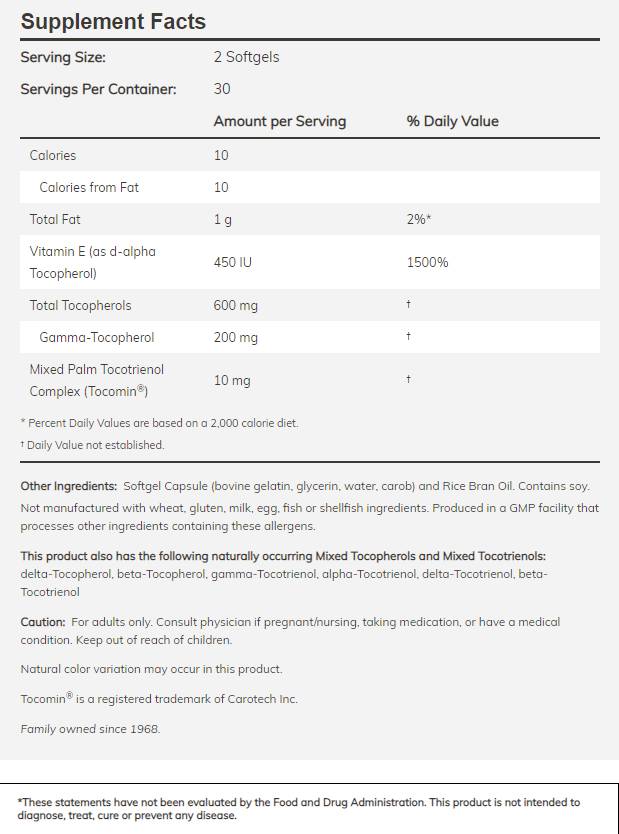 Complexe gamma avancé - 120 capsules de gel