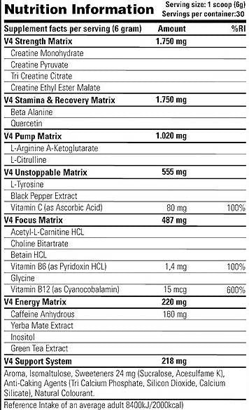 Rush V4 - 180 grammes