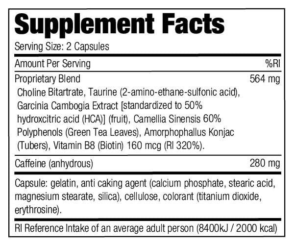 7 pile phényle - 100 capsules