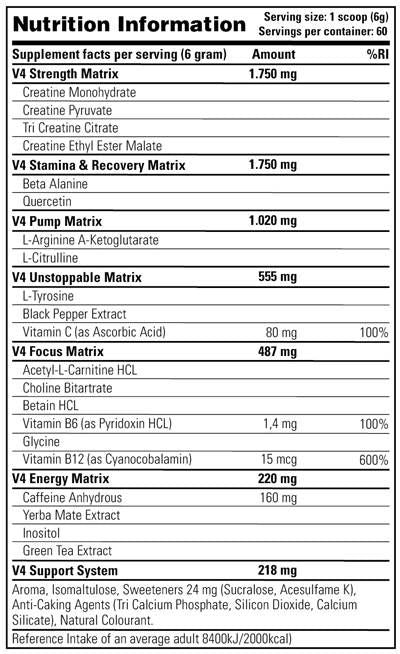 Rush V4 - 360 grammes