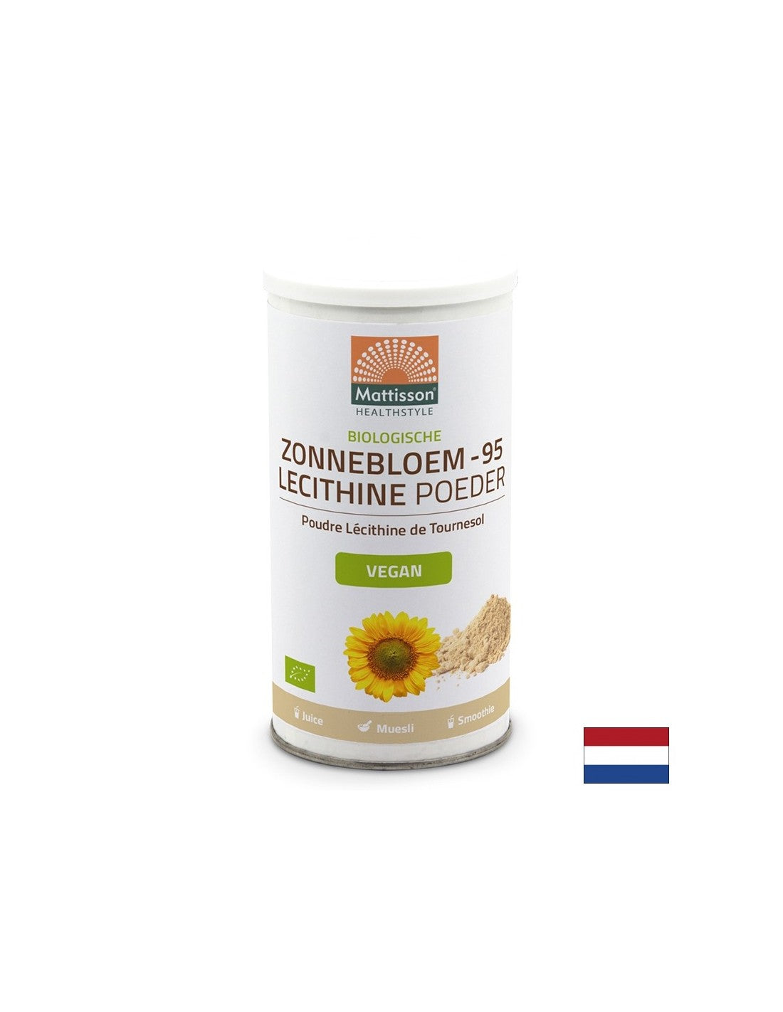Stress et dépression - Bio de lécithine de tournesol, 180 g de poudre