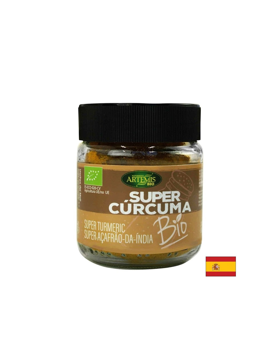 Épices biologiques aromatiques - curcuma, caroul, poivre noir et gingembre, 80 g, poudre